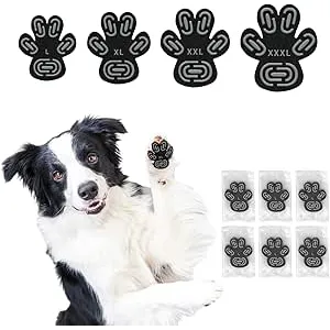 Wolancy 24 Piezas Perro Pata Protector Antidesliza