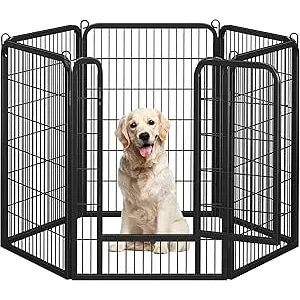 Yaheetech 6 Vallas para Perros Paneles Corralito p