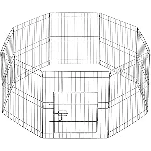 Yaheetech 8pcs Vallas para Perros Metalicas Corral