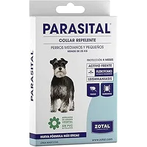 Zotal Parasital Collar para Perros, 60 cm, BLANCO