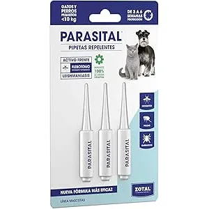 Zotal Parasital Pipetas Perros Pequeños y Gatos ha