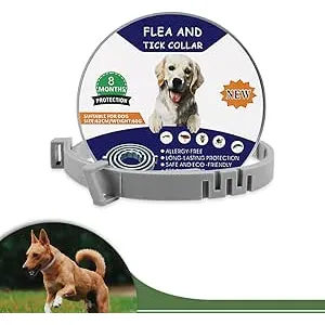 aiMaKE Collar Antiparasitario Perros, Ajustable y