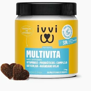 ivvi Multivitaminas - 60 Golosinas de Pollo (270g)