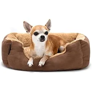lionto Cama para Perros con cojín Reversible y Bas