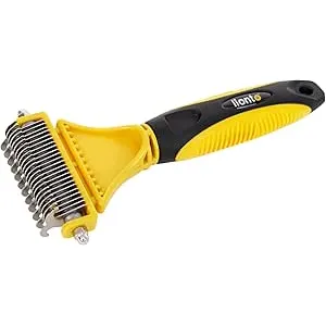 lionto Cepillo para el subpelo, cepillo para perro